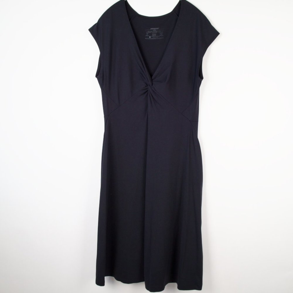 Patagonia Twist Front Dress | Black | Size L